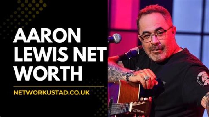 Aaron Lewis Net Worth 2024: A Detailed Look at the Country Rock Star&rsquo;s Wealth