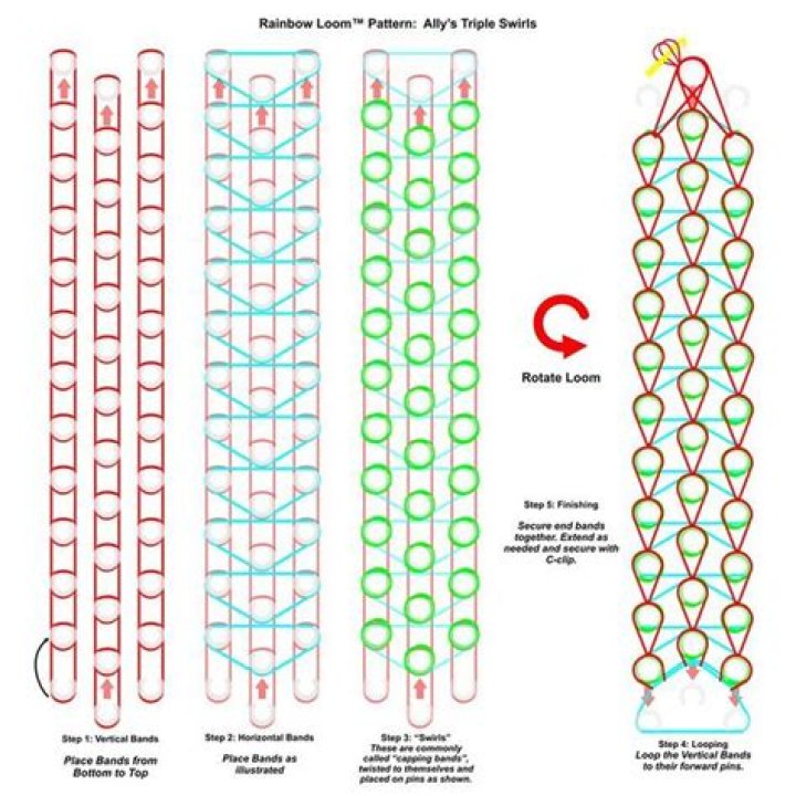 Loom Band Patterns with Loom: A Complete Guide